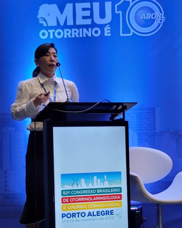 Congresso ABORL 2022 convidou Dra Elaine Miwa Watanabe para palestra sobre zumbido no ouvido